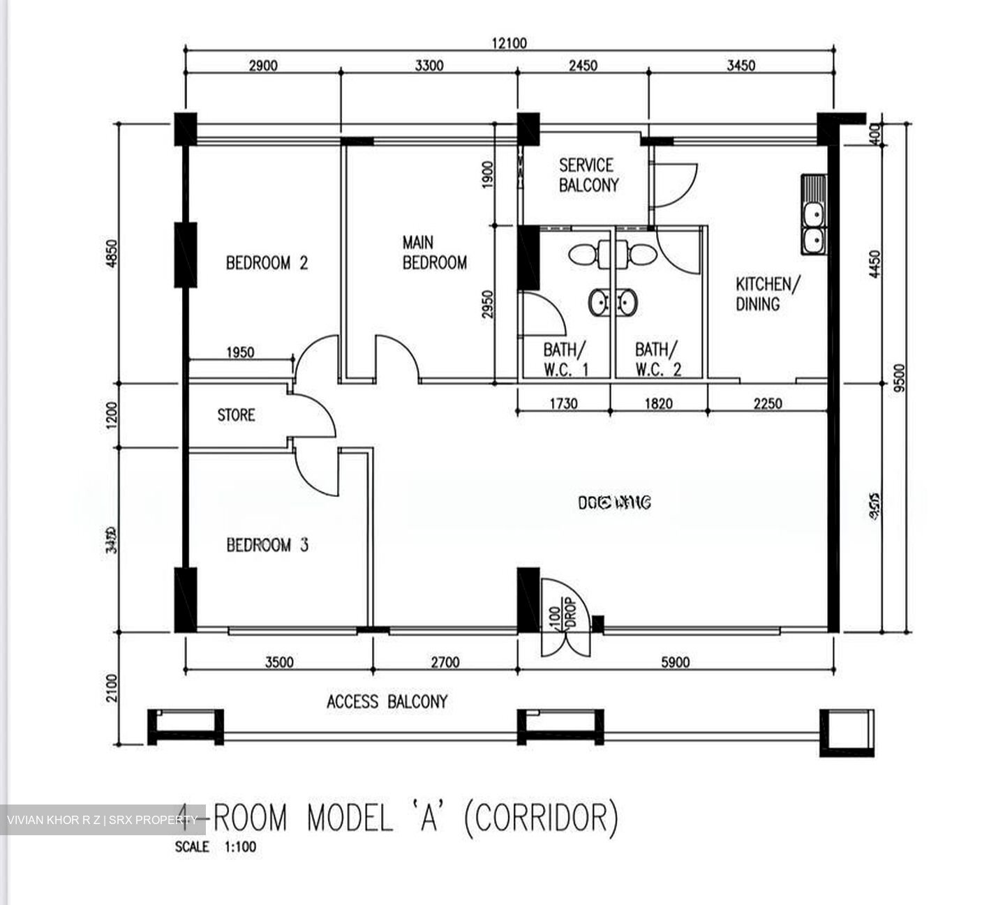 Blk 792 Choa Chu Kang North 6 (Choa Chu Kang), HDB 4 Rooms #518323431
